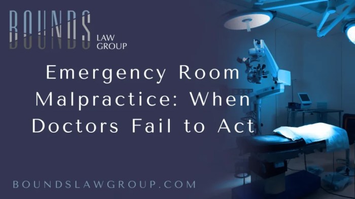 Emergency Room Malpractice: When Doctors Fail to Act