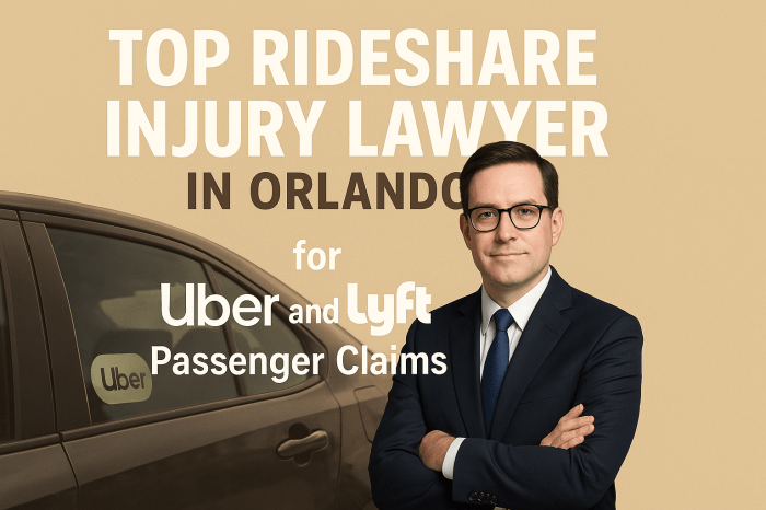 Top Rideshare Injury Lawyer in Orlando for Uber and Lyft Passenger ...
